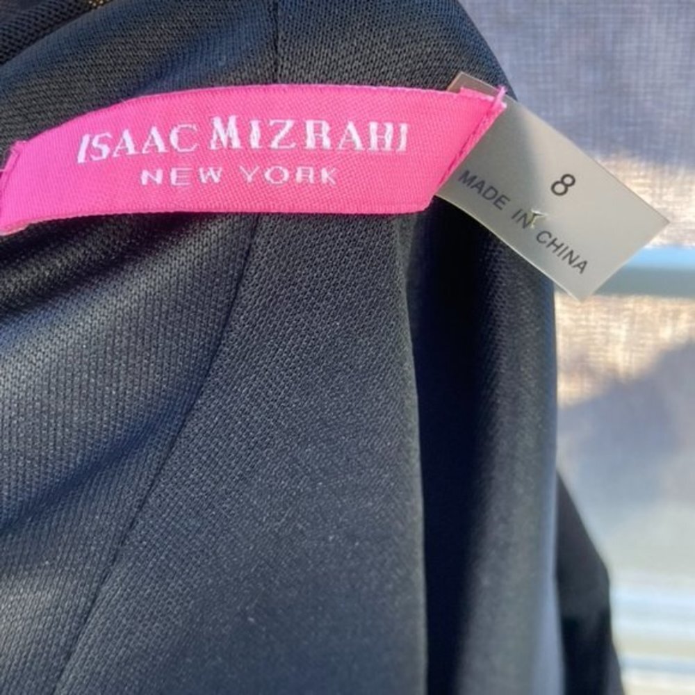 Isaac Mizrahi Black and Gold Shift Dress - Picture 10 of 10